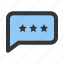 testimonial, feedback, review, rating, star 