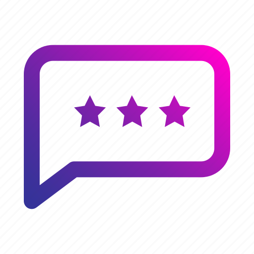 Testimonial, feedback, review, rating, star icon - Download on Iconfinder