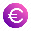 euro, coin, currency, money, business, and, finance