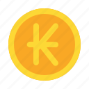 kip, laos, coin, exchange, currency