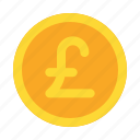 pound, sterling, coin, currency, exchange