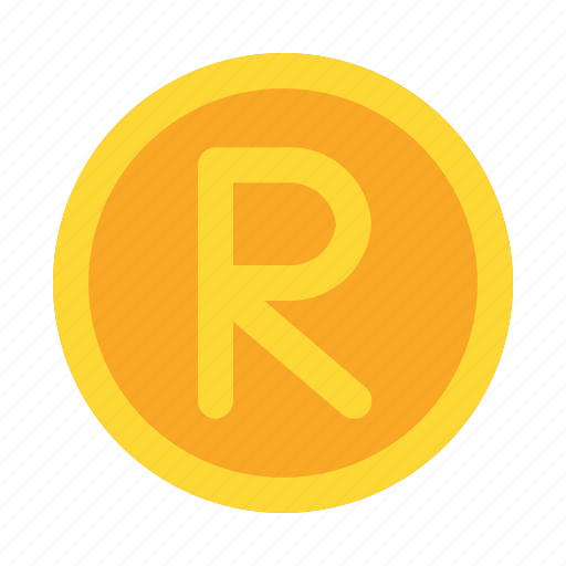 Rand, south, african, coin, exchange, currency icon - Download on Iconfinder