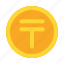 tenge, kazakhstan, coin, exchange, currency 