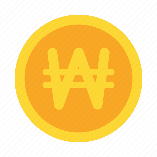 Won, south, korea, coin, exchange, currency icon - Download on Iconfinder