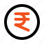 rupee, indian, coin, exchange, currency 