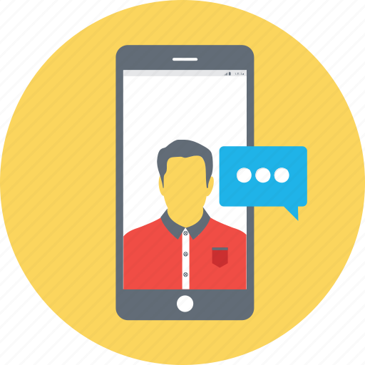 Mobile conversation, mobile message, sms, sms marketing, text messaging icon - Download on Iconfinder
