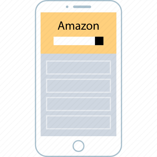 Amazon, device, mobile, shopping icon - Download on Iconfinder