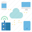 cloud, data, internet, network, server