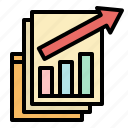 analytics, chart, graphic, increase, profit