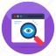 search eye, monitoring, analysis, inspection, visualization 