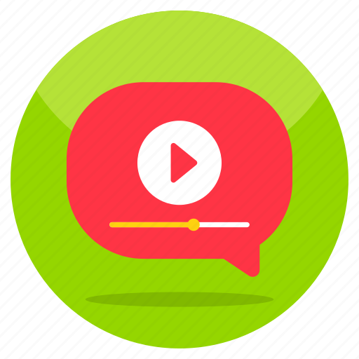 Video chat, video message, video communication, video text, video conversation icon - Download on Iconfinder