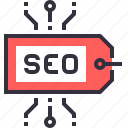 badge, label, network, search, seo, tag, title