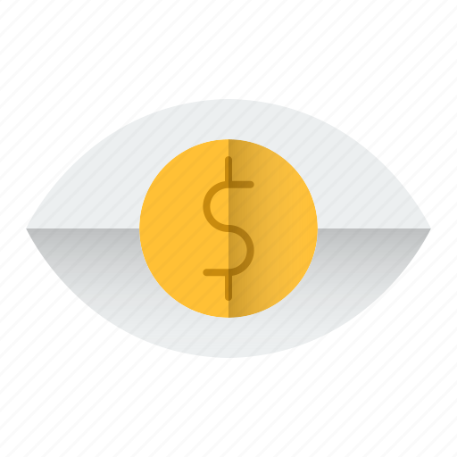 Cost, eye, impression, money, per icon - Download on Iconfinder