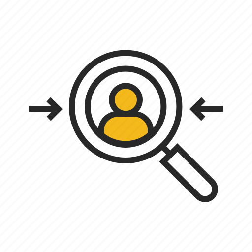 Audience, person, search, target, avatar, find, man icon - Download on Iconfinder