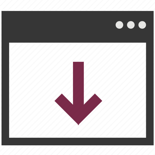 Arrow, browser, download, downloading, internet, optimisation, web icon - Download on Iconfinder
