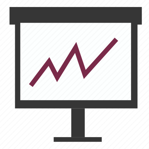 Chart, diagram, increasing, profit, rising, whiteboard icon - Download on Iconfinder
