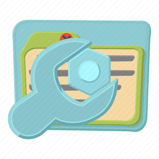 Cartoon, hardware, service, spanner, technology, tool, wrench icon - Download on Iconfinder