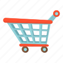 buy, cartoon, merchant, sell, shopping cart, supermarket