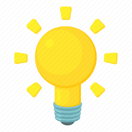 Bulb, cartoon, electric, electricity, idea, lamp, light icon - Download on Iconfinder