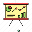 board, presentation, analytics, chart, diagram, graph, report