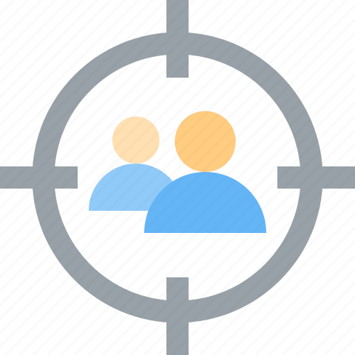 Aim, audience, bullseye, goal, group, people, target icon - Download on Iconfinder