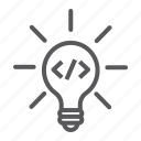 bulb, creative, idea, innovation, lamp, light, solution