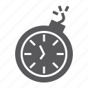 bomb, clock, deadline, fast, stopwatch, time, timer