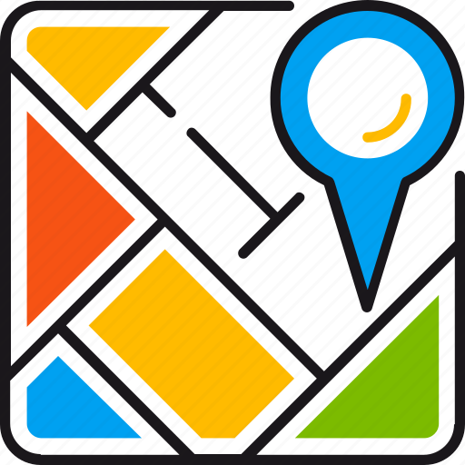 Local, seo, mosaic, navigation, optimization, pointer, segment icon - Download on Iconfinder