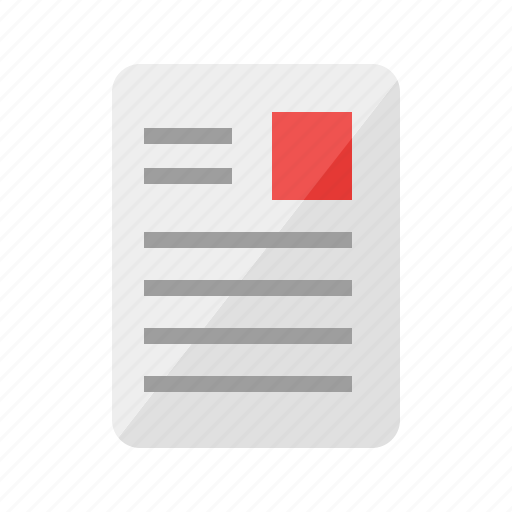 Article, daily, document, page, print, publication icon - Download on Iconfinder