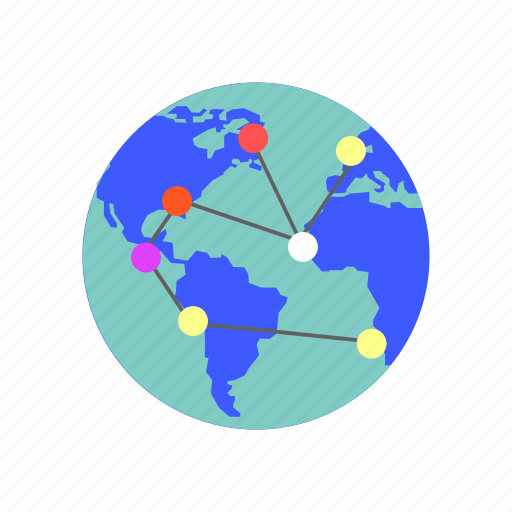 internet earth map