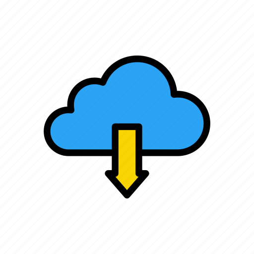 Cloud, database, download, online, server icon - Download on Iconfinder