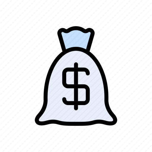 Bag, currency, dollar, money, saving icon - Download on Iconfinder