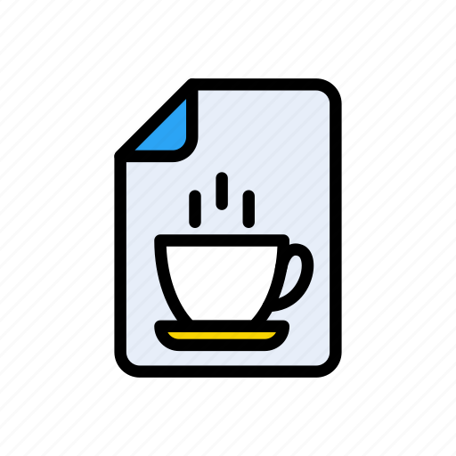 Document, file, paper, sheet, tea icon - Download on Iconfinder