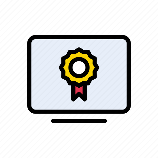 Achievement, award, medal, screen, success icon - Download on Iconfinder