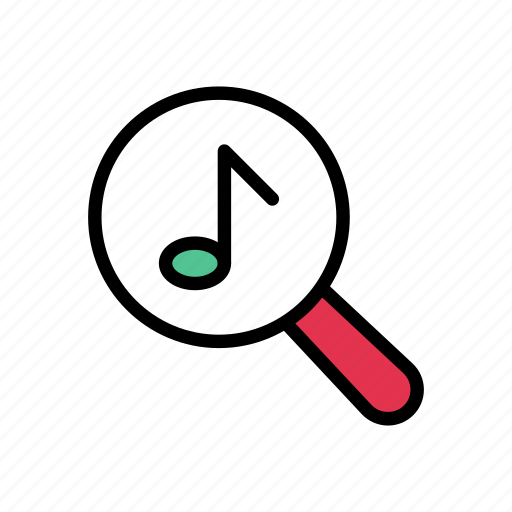 Audio, find, melody, music, search icon - Download on Iconfinder