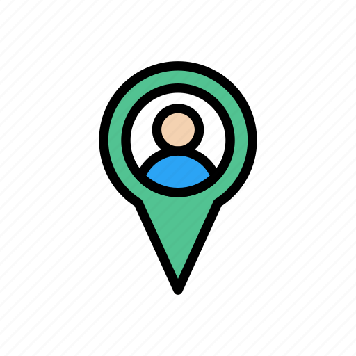 Location, map, marker, pin, user icon - Download on Iconfinder