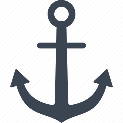 Link text, marine, anchor icon - Download on Iconfinder