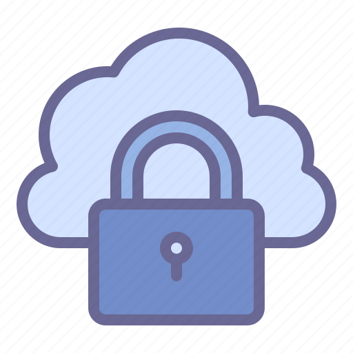 Cloud, data, security, secure, account, lock, locked icon - Download on Iconfinder