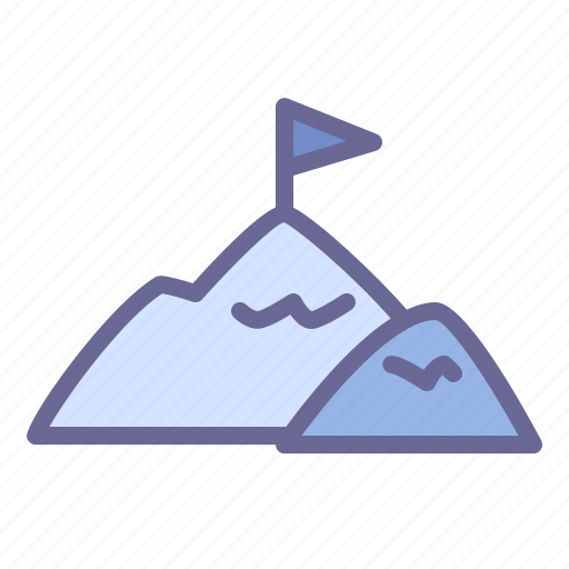 Mountain, success, top, business, target, goal icon - Download on Iconfinder