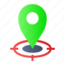 location, map, pin, pointer, target 