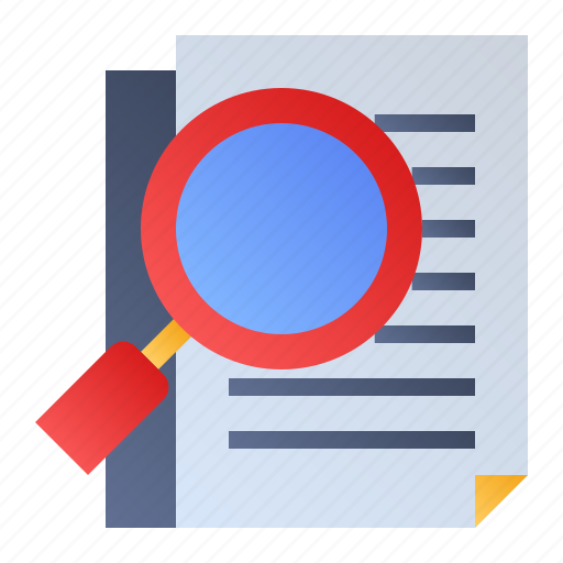 Document, magnifier, page, search icon - Download on Iconfinder