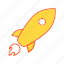 rocket, space, satellite 