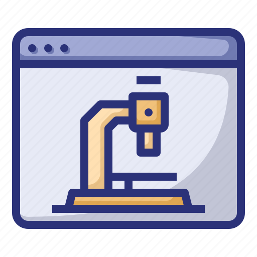 Research, analysis, microscope, web icon - Download on Iconfinder