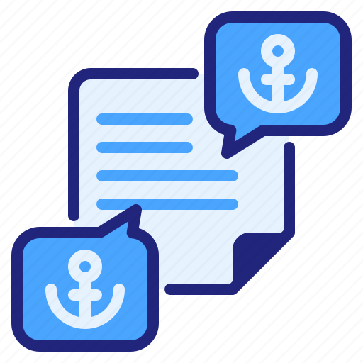 Anchor, text, web, page, browser, website, laptop icon - Download on Iconfinder