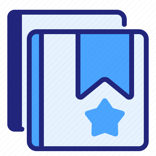 Bookmark, notebook, agenda, business, book, cover, study icon - Download on Iconfinder