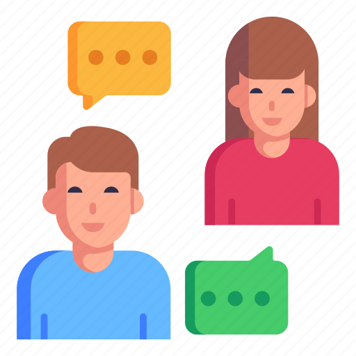 Conversation, discussion, chatting, talk, communication icon - Download on Iconfinder