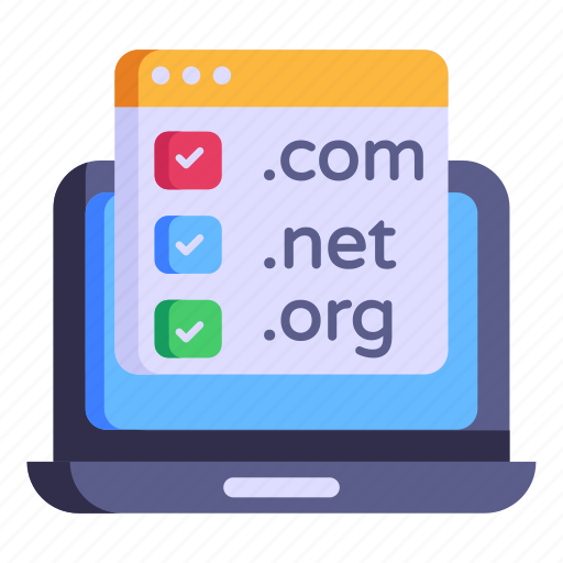 Domain names, domain registration, domains, web domains, web address icon - Download on Iconfinder