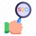 search, seo, engine optimization, magnifier, find