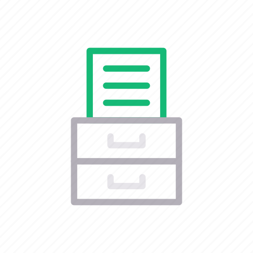 Archive, cabinet, document, drawer, files icon - Download on Iconfinder