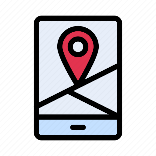 Location, map, mobile, phone, gps icon - Download on Iconfinder